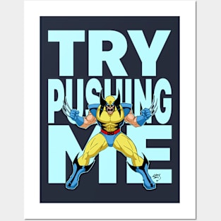 Try Pushing Me Posters and Art